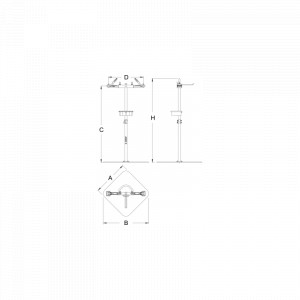 1693C Stand de reparare a bicicletelor cu doua falci arc, Unior - Img 3