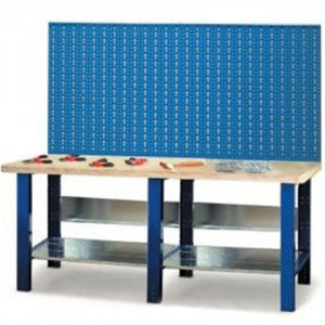 2000-19 Banc de lucru 2000 mm cu blat din lemn de fag multistrat - Img 3