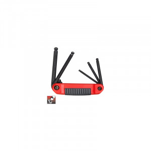 25519 Set 5 piese imbus cap sferic in INCH pentru automodelism, Unior - Img 2