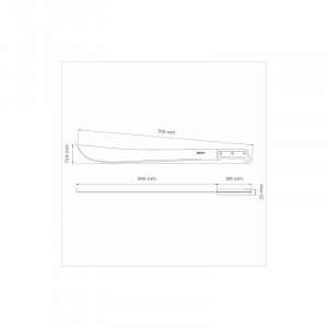 26627022 Maceta maner lemn, dimensiuni lama 560x65mm - Img 3