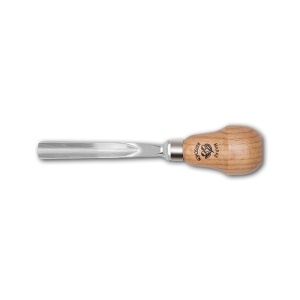 5640 Dalta forma V curba scurta pt sculptura, maner para CUT 39 Two Cherries. - Img 1