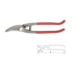615041 Foarfeca de fasonat tabla, 280 mm, 572R 7PR, Unior - Img 3