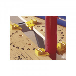 6174000 Set 4 falci fixare pentru mesele/bancuri de lucru Wolfcraft - Img 3