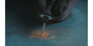 7122 Freza cu varf diamantat, 2,4mm, Dremel - Img 5
