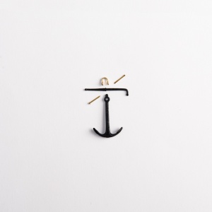 Ancora tip amiralitate pentru navomodele, 30mm, Amati, - Img 2