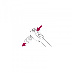 Antrenor cu clichet WGB 1/4" 140mm, 72 dinți, crom-vanadiu, Ius Brasov - Img 3