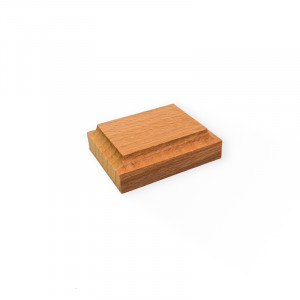 Baza lemn 50x40mm pt modele/figurine modelism, Amati Italia - Img 2