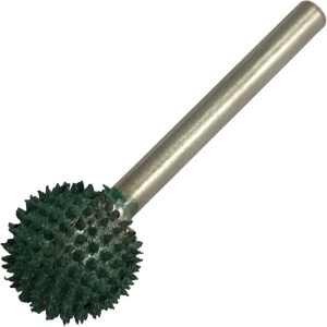 Biax sculptura lemn SABURR - cap sferic, tija Ø3 mm, 10 x 10 mm