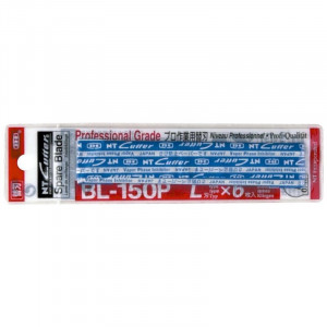 BL-150P Set 6 lame cutter segmentate de tip L- 18 mm, NT Cutter - Img 3