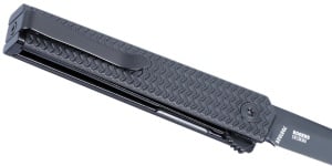 Briceag CEO Microflipper Black Drop Point, CRKT - Img 6