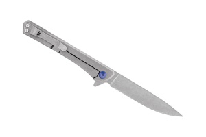 Briceag de buzunar Buck Cavalier 0264GYS-B, otel 7Cr, maner titan si fibra de carbon - Img 2