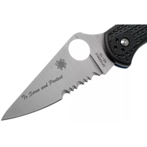 Briceag Delica® 4 Lightweight Thin Blue Line, Spyderco - Img 2