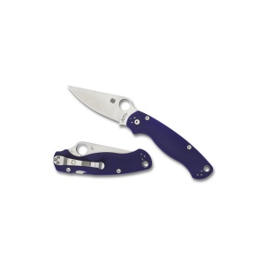 Briceag Para Military™ 2 G-10 Dark Blue CPM S110V, Spyderco - Img 9