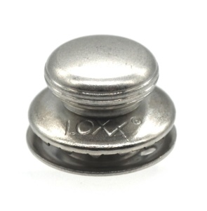Buton superior argintiu mat- FARA NICHEL pentru sisteme de fixare LOXX - Img 1