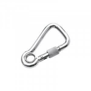 Carabiniera asimetrica cu piulita de siguranta Nautic Pro 60mm, inox A4 - Img 2