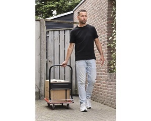 Carucior din otel cu platforma pliabil Cargo Point max. 150kg - Img 3