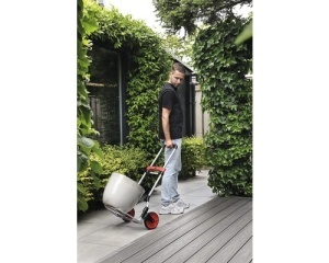 Carucior transport cu platforma pliabil Cargo Point max. 90kg, H 980mm, din aluminiu si otel - Img 5