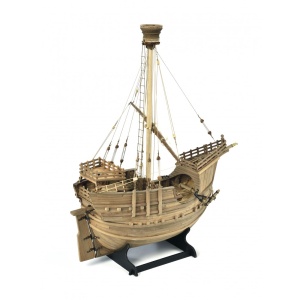 Coca, navomodel istoric Amati, Scara: 1:60, Lungime 41 cm - Img 5