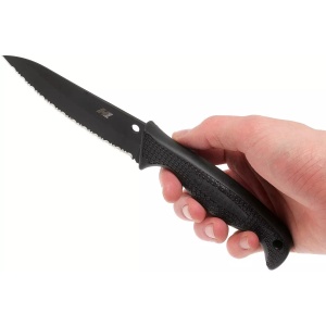 Cutit Aqua Salt™ FRN negru / lama neagra, Spyderco - Img 5