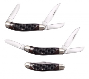 Cutit Cold Steel Gentleman's Stockman 8Cr13MoV (Blue Bone / Jigged Bone) - Img 2