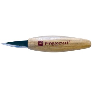 Cutit de finisare cu muchie inclinata pentru sculptura KN34, Flexcut