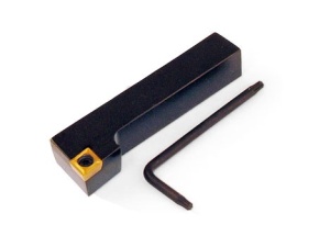 Cutit de strung cu insertie din carbură de 80°, pentru strung Sherline - Img 1