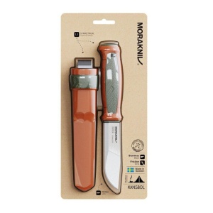 Cutit de vanatoare Morakniv Hunting Kansbol S, oțel inoxidabil 12C27, finisaj polisat, teaca inclusa - Img 4