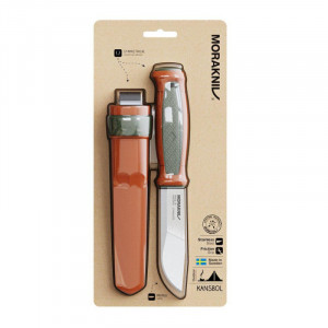 Cutit de vanatoare Morakniv Hunting Kansbol S, oțel inoxidabil 12C27, finisaj polisat, teaca inclusa - Img 3
