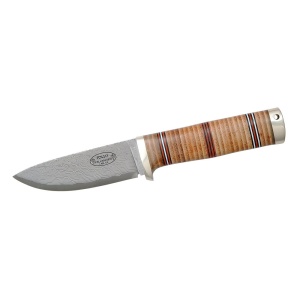 Cutit Fallkniven NL5CXL Idun Northern Light, lama Cowry X Damascus, maner piele naturala, lama 100 mm - Img 24