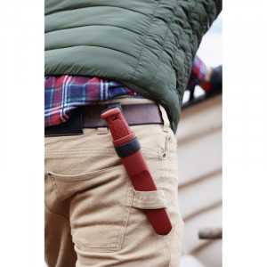 Cutit Full-Tang Morakniv Garberg Dala Red CARBON, Teaca si maner Polimer Dala Red, pentru Bushcraft si Outdoor - Img 5