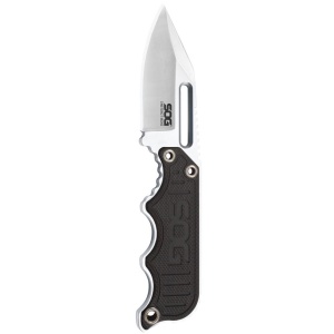 Cutit neck knife SOG Instinct Mini G10 Satin, otel 5Cr15MoV, lama Drop Point 48 mm