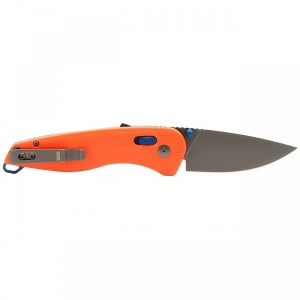 Cutit pliabil SOG Aegis AT Rescue Red Indigo 11-41-10-41, lama Drop Point CRYO D2, deschidere asistata, AT-XR Lock, maner GRN, EDC Premium - Img 3