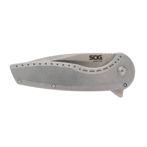 Cutit pliabil SOG Aegis FLK 2.0 Drop Point, lama CRYO D2, AT-XR Lock, maner GRN Forest Moss - Img 4