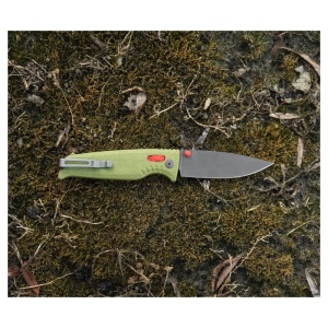 Cutit pliabil SOG Altair XR Field Green 12-79-03-57, lama Drop Point 154CM Satin, XR Lock, Thumb Stud, maner GRN Field Green, EDC Ultralight - Img 11