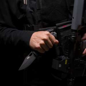 Cutit pliabil SOG SEAL XR Ti USA Made, lama CPM S35VN, maner titan, mecanism XR Lock, fabricat in SUA - Img 11