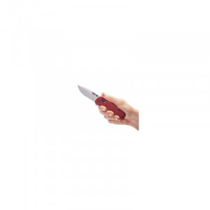 Cutit pliabil SOG Terminus XR G10 Crimson, lama D2, XR Lock, maner G10 rosu, Flipper EDC - Img 4
