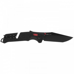 Cutit pliabil SOG Trident AT Black Tanto 11-12-04-41, lama Tanto CRYO D2 Black TiNi, deschidere asistata S.A.T., AT-XR Lock, taietor de centura, spargator de geam, maner GRN Black - Img 2