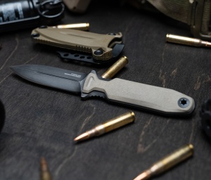 Cutit tactic SOG Pentagon Covert FDE, otel CRYO CPM S35VN, lama 89 mm - Img 14