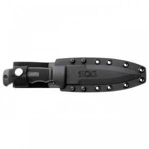 Cutit tactic SOG SEAL Pup Black, otel AUS-8, lama partial zimtata 120 mm - Img 20
