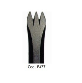 Dalta manuala 3 dinti sculptura piatra , 17 mm, Milani Utensili
