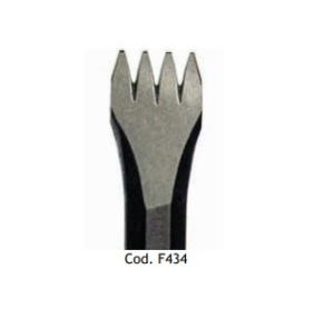Dalta manuala 4 dinti sculptura piatra , 23 mm, Milani Utensili