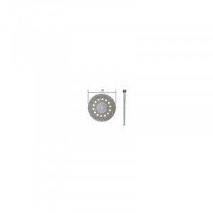 Disc diamantat cu racire, 38x0.6mm, Proxxon 28846 - Img 4
