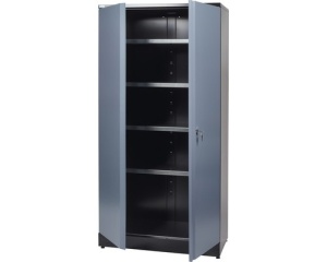 Dulap metalic 2 uși 910x450x1800 mm, cu 4 polițe