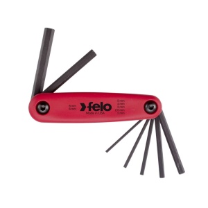 Felo 34500701, Set 7 chei HEX de buzunar, HEX 2.0-8.0mm - Img 1