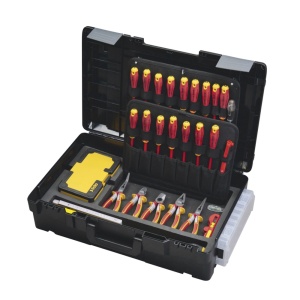 Felo 41387818, Trusa cu unelte VDE, Ergonic E-Slim in cutie XL-BOXX, 78 piese - Img 1
