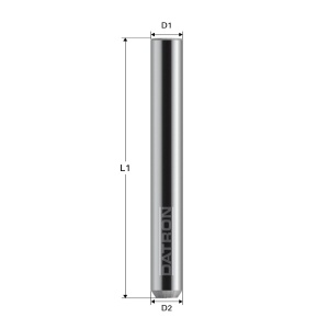 Freza pentru gravura, Datron 0068284, 180 grade, 3.0x40.0x3.0mm - Img 2