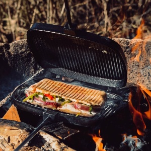 Gratar din fonta pentru foc de tabara Stabilotherm Grilljarn - Img 5