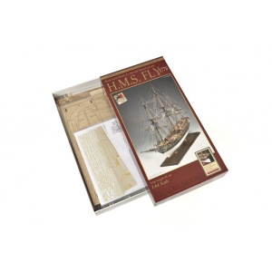 HMS FLY 1776 - Goeleta - Navomodel Victory Models, Scara 1:64, Lungime 80cm - Img 2