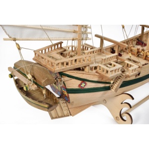 Joanca piratereasca secolele XVIII-XIX, Navomodel Amati, Scara 1:100, Lungime 40cm - Img 14