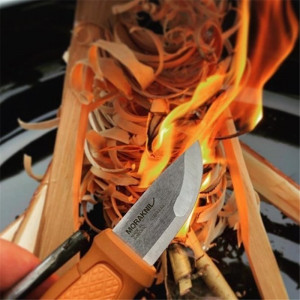 Kit Cutit de gat Morakniv Eldris Portocaliu cu amnar- Outdoor si Supravietuire - Img 6